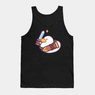 Swordsman? No, Swordsduck! Tank Top